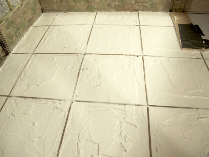 I left the surface uneven but had to sand it down to make it look more proportional.