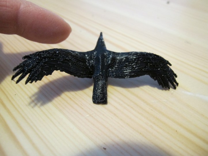 The result is a bird that can be replicated over and over.